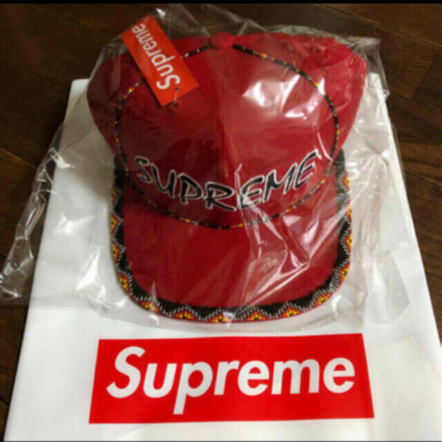 supreme19SS Beaded 6 Panelキャップ