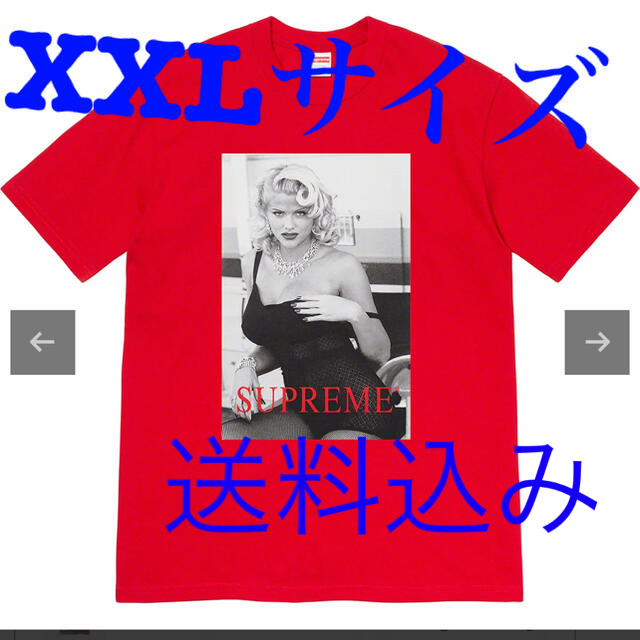 トップスanna nicole smith tee supreme xxl red