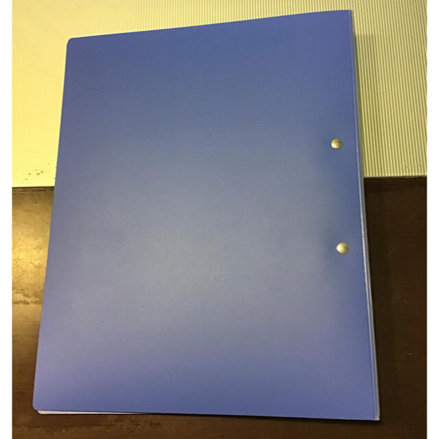 キングジム(キングジム)のキングジム ファイル No.337 A4サイズ ブルー 1個 インテリア/住まい/日用品の文房具(ファイル/バインダー)の商品写真