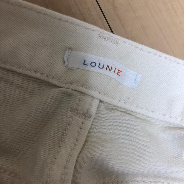 LOUNIE(ルーニィ)のルーニィ　製品染パンツ レディースのパンツ(デニム/ジーンズ)の商品写真