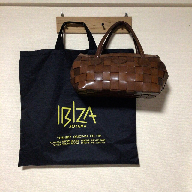 名品🍀IBIZA 🍀イビザ🍀上品編み込みバッグ　メッシュバッグ　 レディースのバッグ(ハンドバッグ)の商品写真