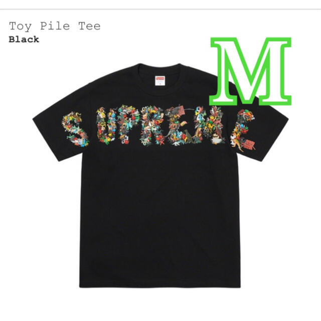 Supreme Toy Pile Tee 黒 M