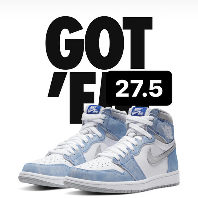 NIKE JORDAN1 エアジョーダン1 Hyper Royal 27.5スニーカー