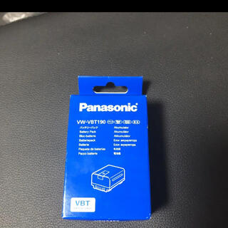 パナソニック(Panasonic)の新品未使用 Panasonic VW-VBT190(バッテリー/充電器)
