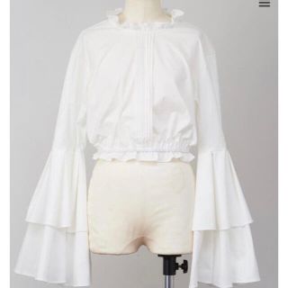 ロザリームーン(Rosary moon)のrosary moon / Bell Sleeves Short Blouse (シャツ/ブラウス(長袖/七分))