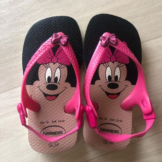 ハワイアナス(havaianas)の【ハワイアナス】 ビーチサンダル havaianas  ディズニー　ミニー(サンダル)