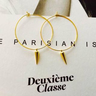 アッシュペーフランス(H.P.FRANCE)の★新品 DEUXIEME CLASSE ドゥーズィエムクラススタッズフープピアス(ピアス)