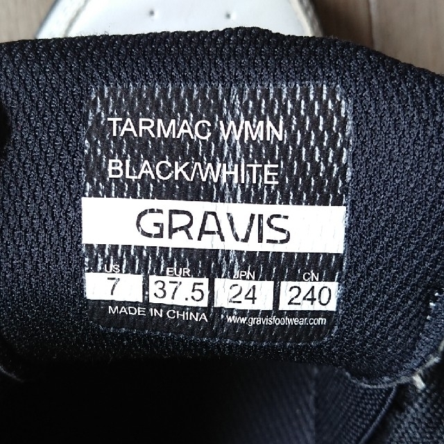 gravis(グラビス)のGRAVIS グラビス スニーカー レディース ユニセックス 24.0 レディースの靴/シューズ(スニーカー)の商品写真