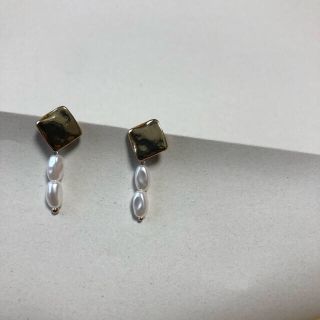 イエナ(IENA)のsquare perl  pierce(ピアス)