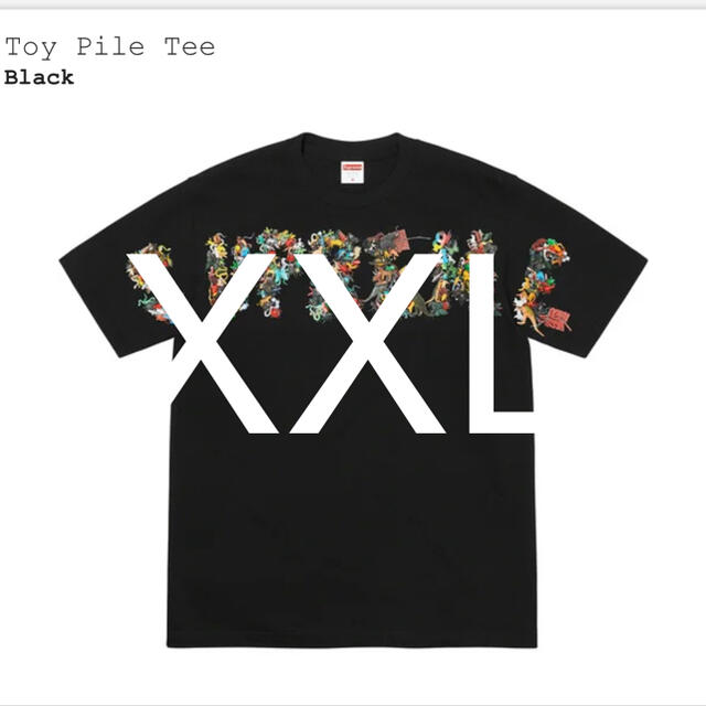 Supreme(シュプリーム)のToy Pile Tee Black XXL メンズのトップス(Tシャツ/カットソー(半袖/袖なし))の商品写真