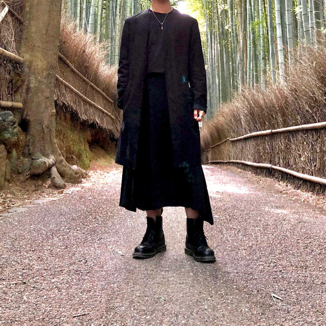 Yohji Yamamoto(ヨウジヤマモト)のGroundYベルト付きスカート メンズのパンツ(その他)の商品写真