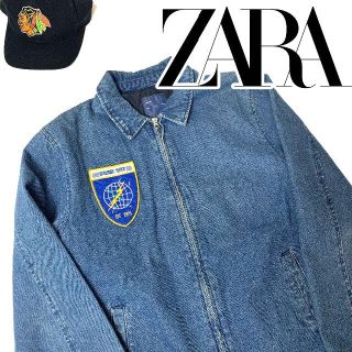 ザラ(ZARA)のZARA ザラ ワーク デニムジャケット M Gジャン ジージャン ブルゾン (Gジャン/デニムジャケット)