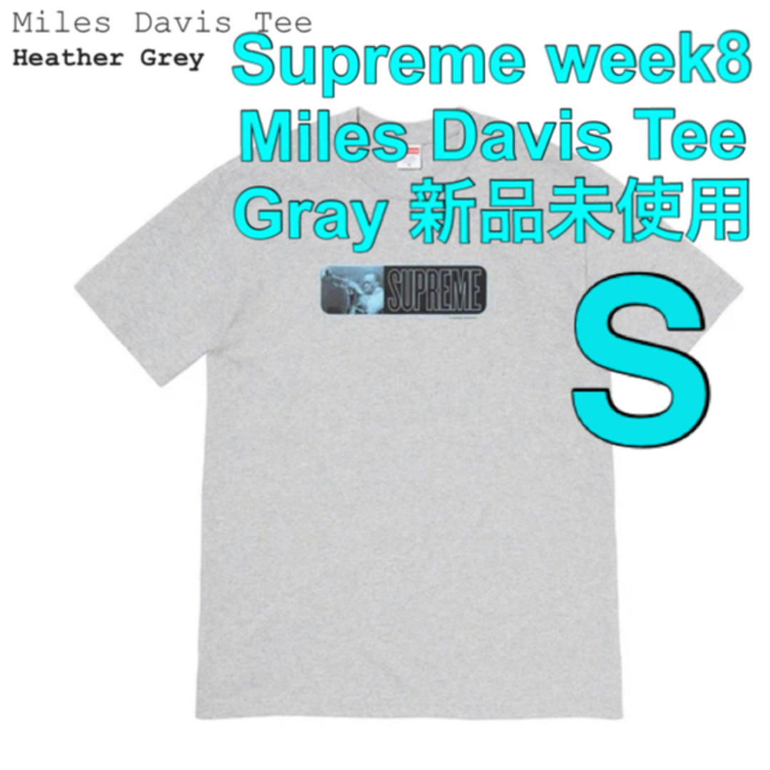 2021【Sサイズ】Supreme Miles Davis Tee Gray