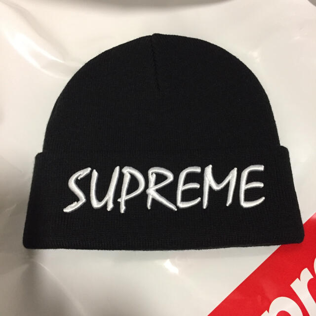 Supreme(シュプリーム)のSupreme FTP Beanie ブラック 新品 正規品 メンズの帽子(ニット帽/ビーニー)の商品写真