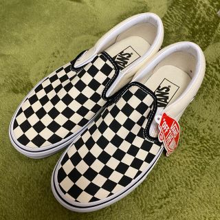 ヴァンズ(VANS)の新品タグ付き 海外仕様VANS Classic slip-on 23cm(スリッポン/モカシン)