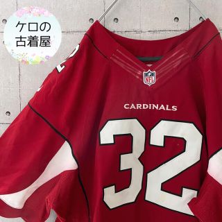 ナイキ(NIKE)の【激レア】NFL NIKE ゲームシャツ カーディナルズ　チーム　ユニフォーム(Tシャツ/カットソー(半袖/袖なし))