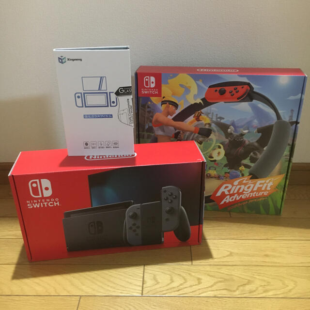 任天堂 Switch スイッチ グレー 本体 リングフィットアドベンチャー 任天堂 Switch スイッチ グレー 本体 リングフィットアドベンチャー
