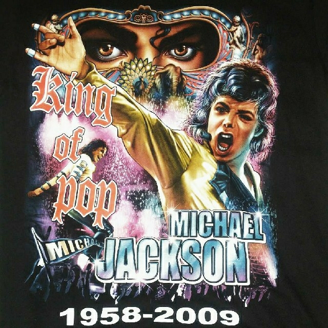 King of pop Michael Jackson Tシャツ 半袖 バンドT