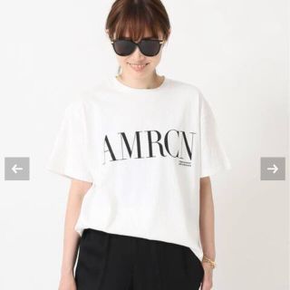 ドゥーズィエムクラス(DEUXIEME CLASSE)の【AMERICANA/アメリカーナ】 AMRCN Tシャツ(Tシャツ(半袖/袖なし))