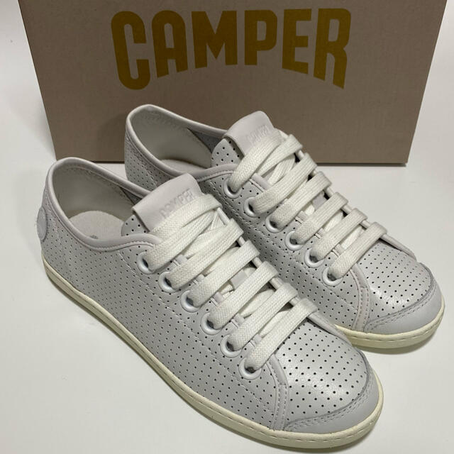 スニーカー新品 Camper カンペール Uno レザースニーカー ホワイト