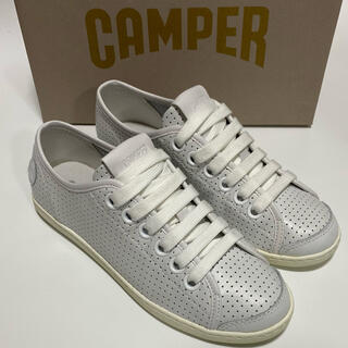 CAMPER - 新品 Camper カンペール Uno レザースニーカー ホワイトの ...