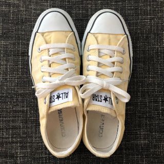 コンバース(CONVERSE)のコンバース☆オールスター ライトイエロー 24.5㎝(スニーカー)