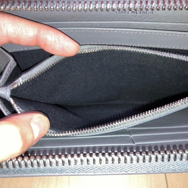 BALENCIAGA - バレンシアガ 長財布 グレーの通販 by ティナ BALENCIAGA - バレンシアガ 長財布 グレーの通販 by ティナ