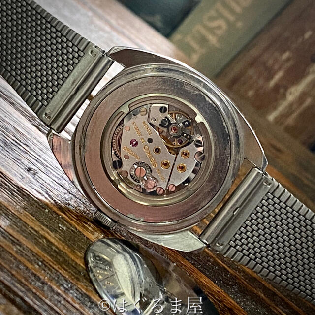 SEIKO(セイコー)の'68 vintage セイコー 手巻 ドレスウォッチ ブルーシルバー OH済み メンズの時計(腕時計(アナログ))の商品写真