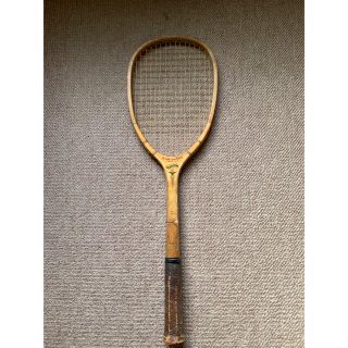 カワサキ(カワサキ)の昭和レトロ★Kawasaki テニスラケット木製(テニス)