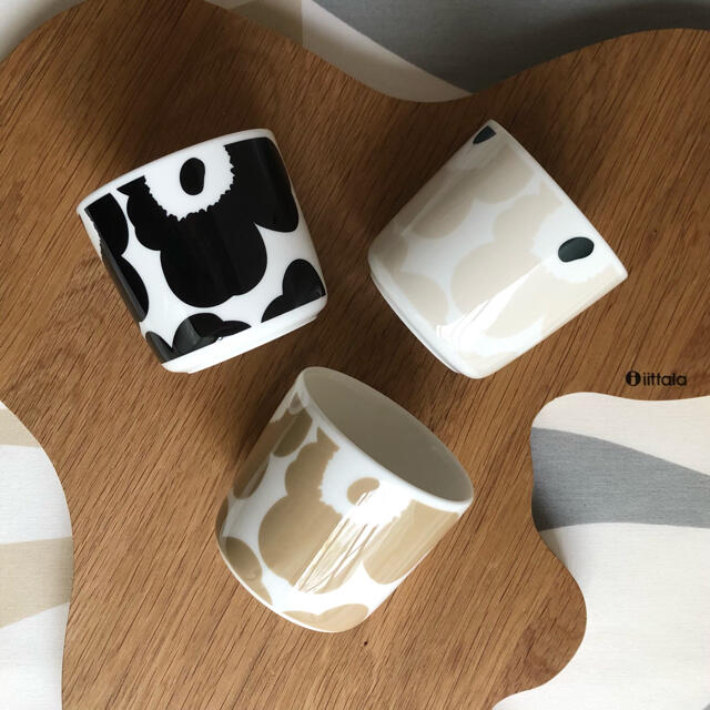 新品 3個 marimekko UNIKKO ウニッコ ラテマグ マグカップ