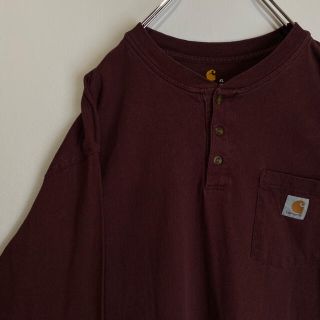 カーハート(carhartt)のカーハート Carhartt ヘンリー ネック ポケット ロングTシャツ ロンT(Tシャツ/カットソー(七分/長袖))