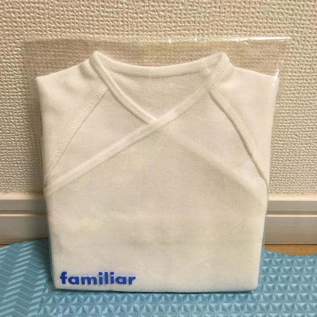 familiar(ファミリア)のfamiliar 半袖肌着 50-60 キッズ/ベビー/マタニティのベビー服(~85cm)(肌着/下着)の商品写真