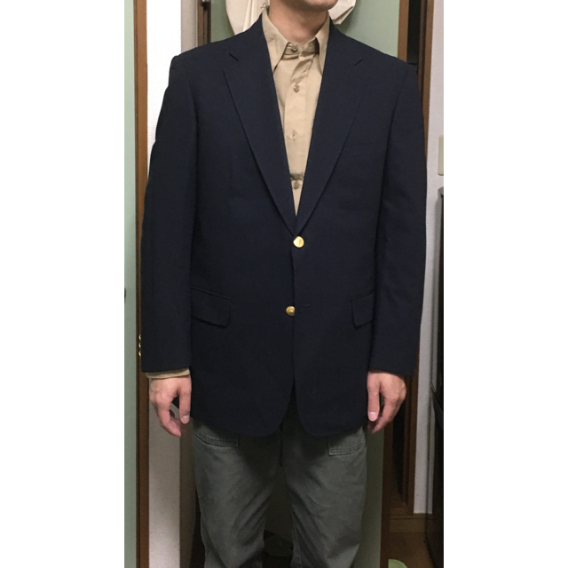 日本産】 BrooksBrothers ブルックスブラザーズ 金釦 紺ブレザー