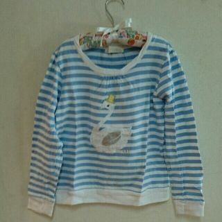 フランシュリッペ(franche lippee)の✳お取り引き中✳フランシュリッペラペチット スワン長袖130cm(Tシャツ/カットソー)