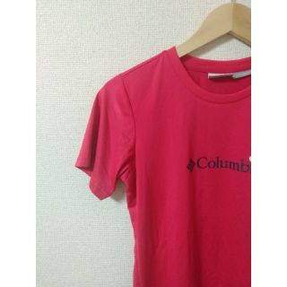 コロンビア(Columbia)の【美品】Columbia Tシャツ ピンク レディース Mサイズ(Tシャツ(半袖/袖なし))