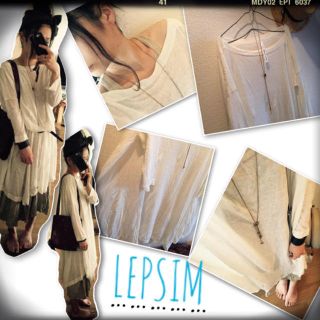 レプシィム(LEPSIM)の再値下げ！再出品！LEPSIMパーマネントロングワンピース(ロングワンピース/マキシワンピース)