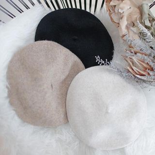 ルームサンマルロクコンテンポラリー(room306 CONTEMPORARY)のroom306contemporary plain wool beret ベレー(ハンチング/ベレー帽)