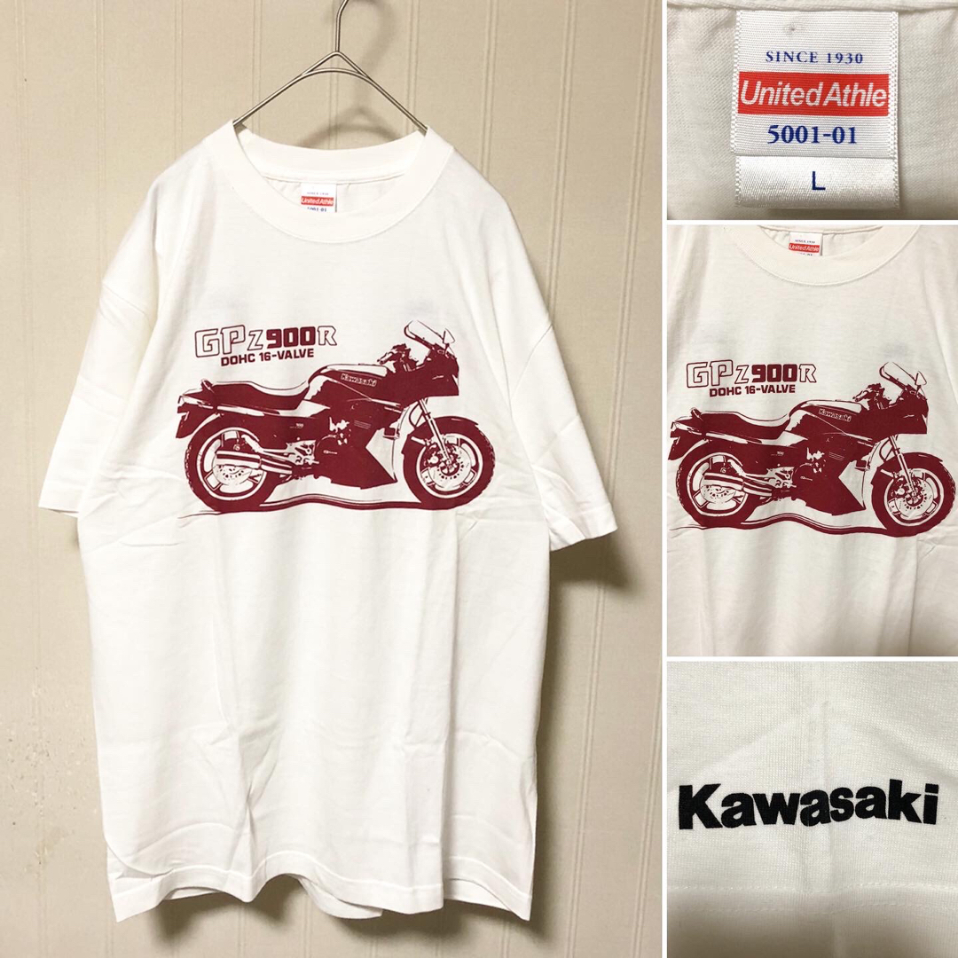 カワサキ(カワサキ)のKAWASAKI カワサキ GPZ900R 半袖 Tシャツ 自動車/バイクのバイク(その他)の商品写真