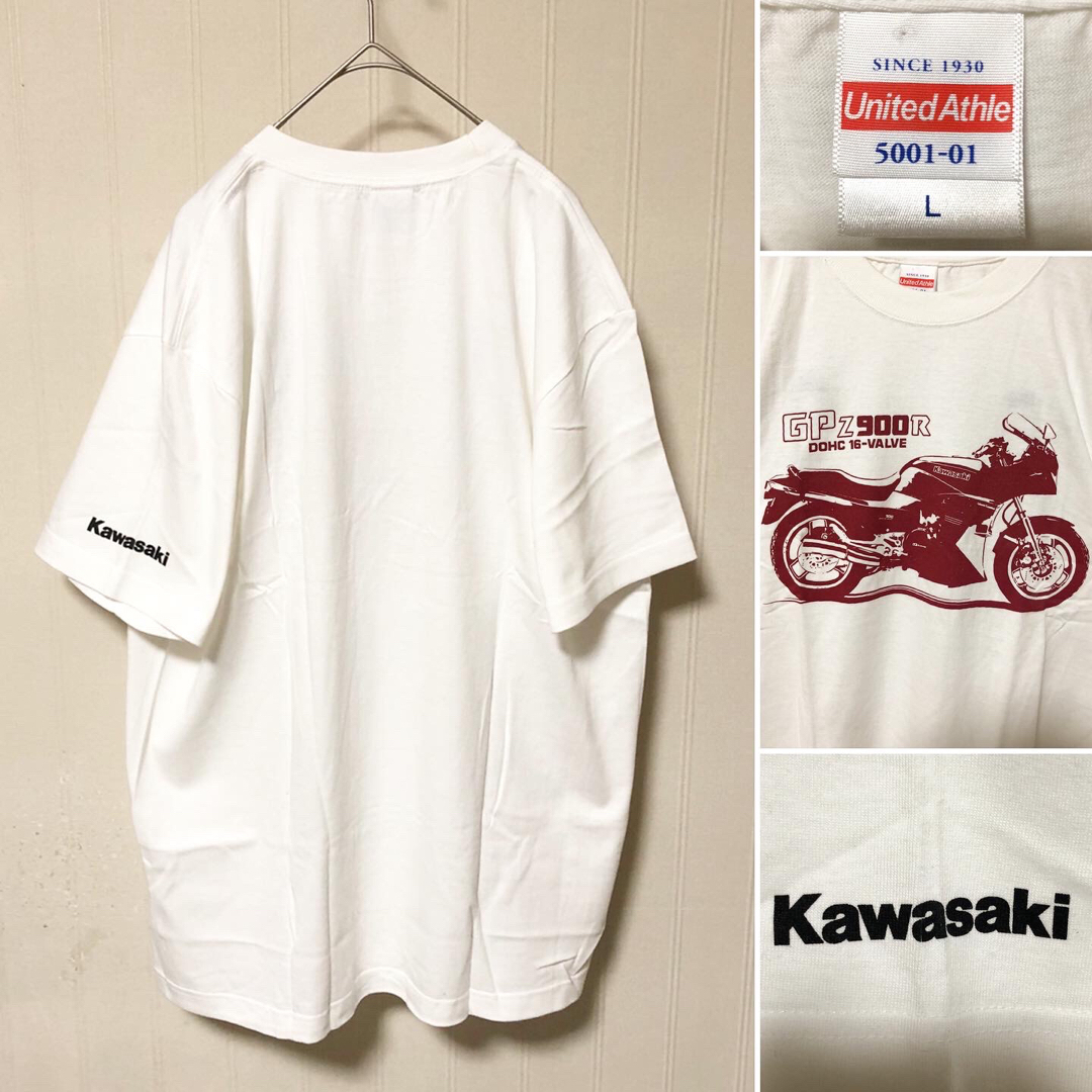 カワサキ(カワサキ)のKAWASAKI カワサキ GPZ900R 半袖 Tシャツ 自動車/バイクのバイク(その他)の商品写真