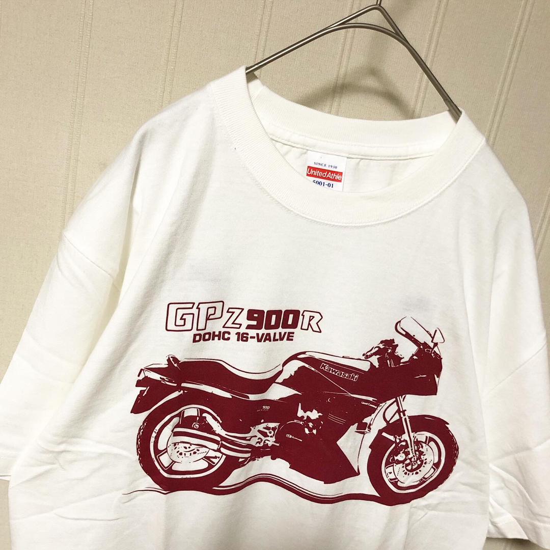 カワサキ(カワサキ)のKAWASAKI カワサキ GPZ900R 半袖 Tシャツ 自動車/バイクのバイク(その他)の商品写真