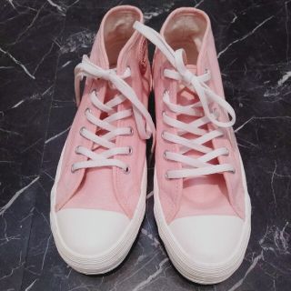 コンバース(CONVERSE)のconverse　 コンバース　22.5cm　ピンク(スニーカー)