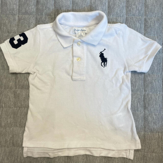 Ralph Lauren(ラルフローレン)のRALPH LAUREN ビックポニーナンバリングポロシャツ キッズ/ベビー/マタニティのベビー服(~85cm)(Ｔシャツ)の商品写真