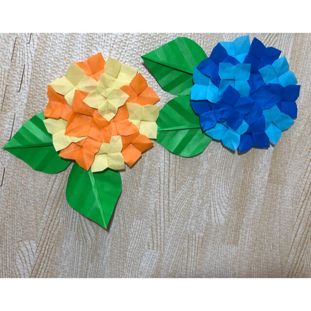 折り紙 壁面 紫陽花 個セットの通販 By Rikaip ラクマ