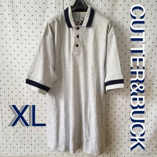 カッターアンドバック(CUTTER & BUCK)のCUTTER&BUCK カッターバック US限定 デザイン ポロシャツ XL(ウエア)