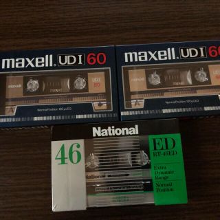 マクセル(maxell)のカセットテープ　3本(その他)