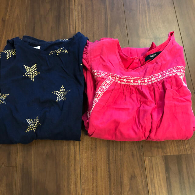 GAP Kids(ギャップキッズ)のGAP Kids 女の子用ワンピース　2枚セット キッズ/ベビー/マタニティのキッズ服女の子用(90cm~)(ワンピース)の商品写真