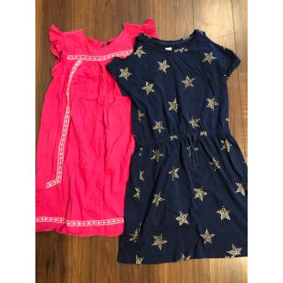 ギャップキッズ(GAP Kids)のGAP Kids 女の子用ワンピース　2枚セット(ワンピース)