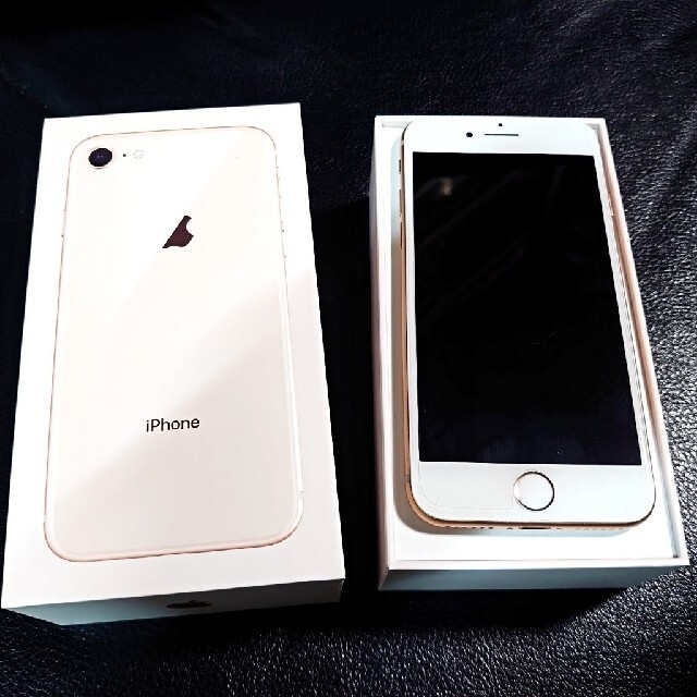 iPhoneの■美品■iPhone8 64GB ピンクゴールド SIMフリー