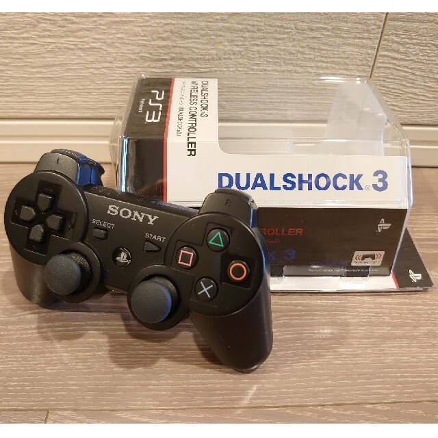 PlayStation3(プレイステーション3)のDual shock3 (black) エンタメ/ホビーのゲームソフト/ゲーム機本体(その他)の商品写真
