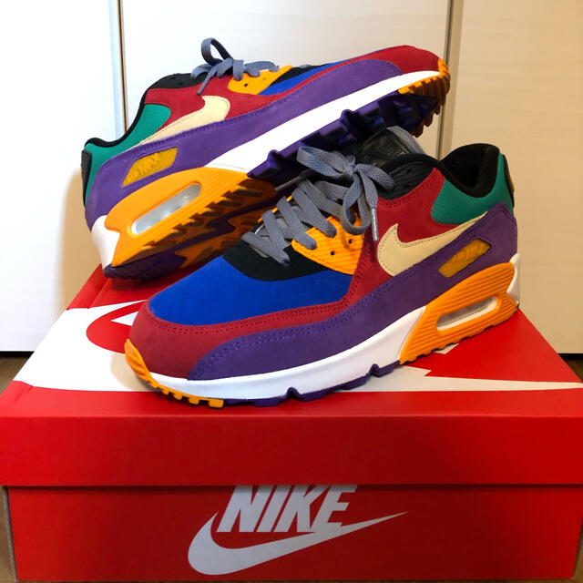 Nike エアマックス 90 クレイジー viotech 左右非対称カラー